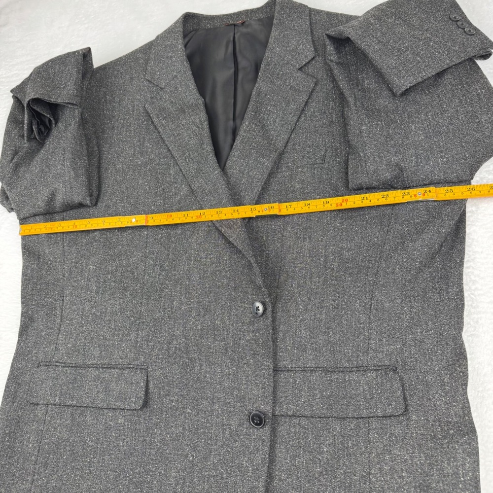Oak Hill Blazer Men 2XL 50/52R Gray 2-Button Heathered Sport Coat XXL Jacket DXL - Picture 13 of 16